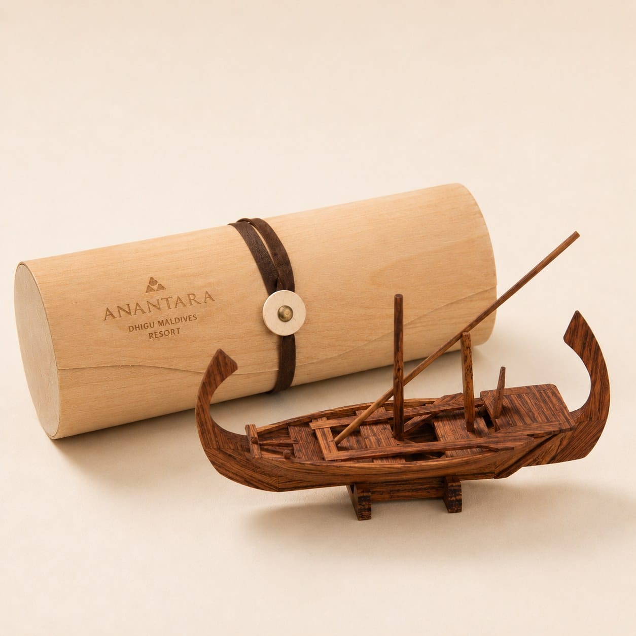 Miniature Wooden Dhoni
